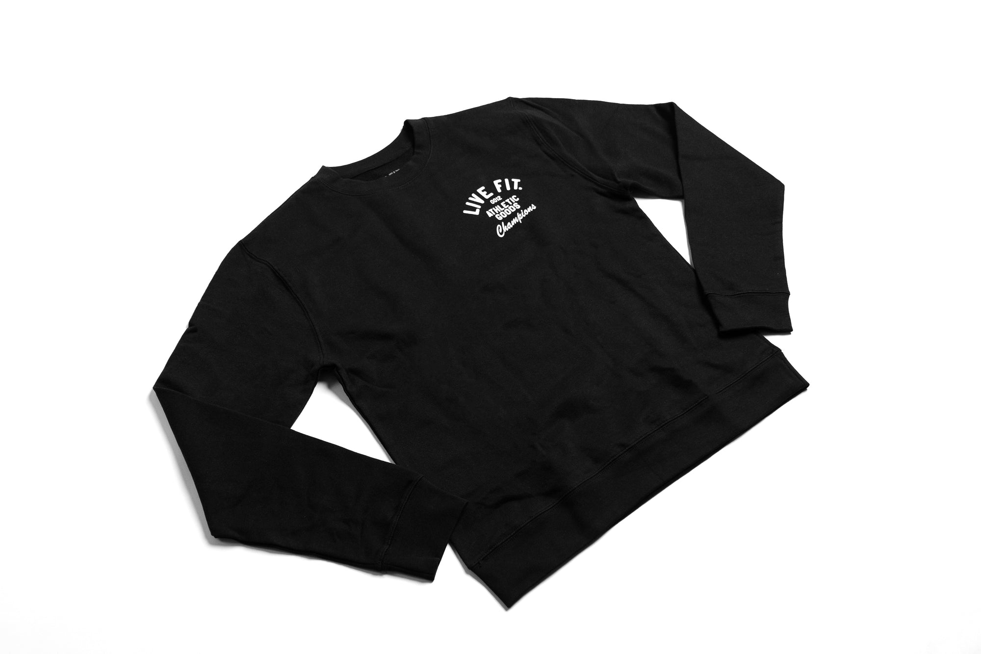 Athletic Goods Crewneck - Black/White