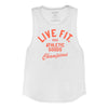 Athletic Goods Muscle Tank - White