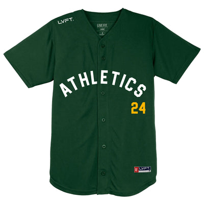 Athletics Baseball Jersey - Green - Live Fit. Apparel