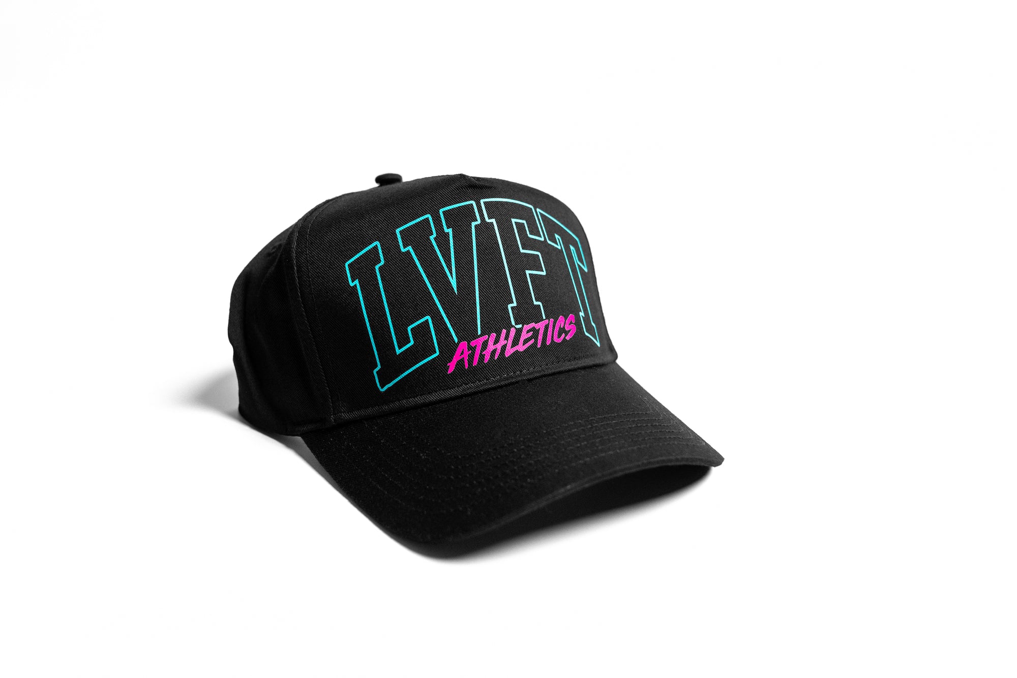 Lazer Cap - Teal/Pink