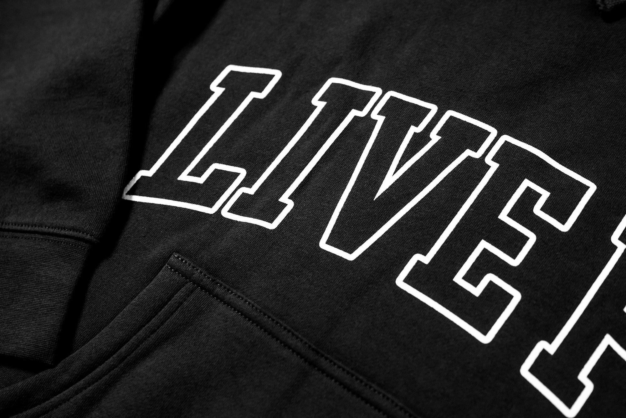 Letterman Hoodie - Black