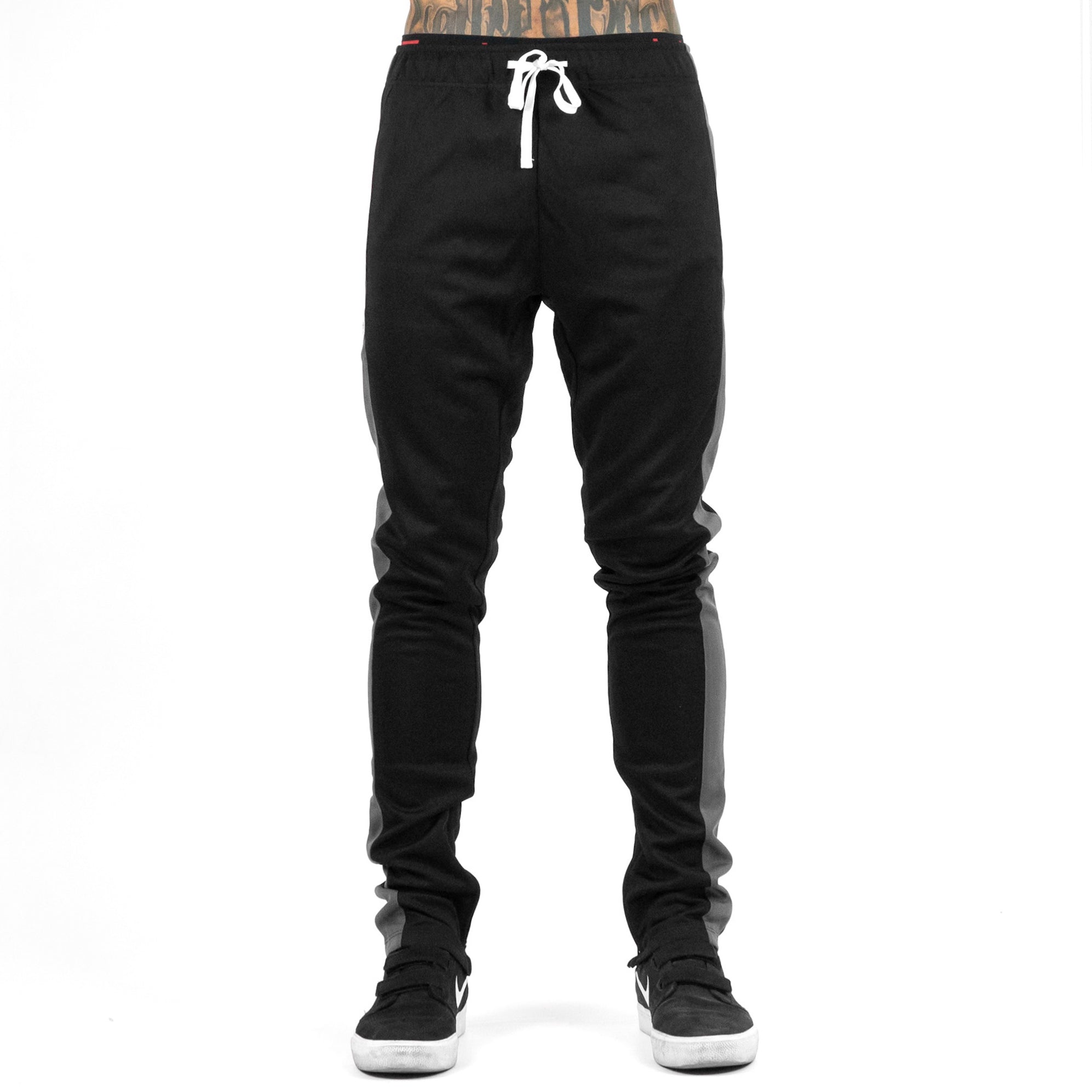 Slim Trackies - Black/Grey