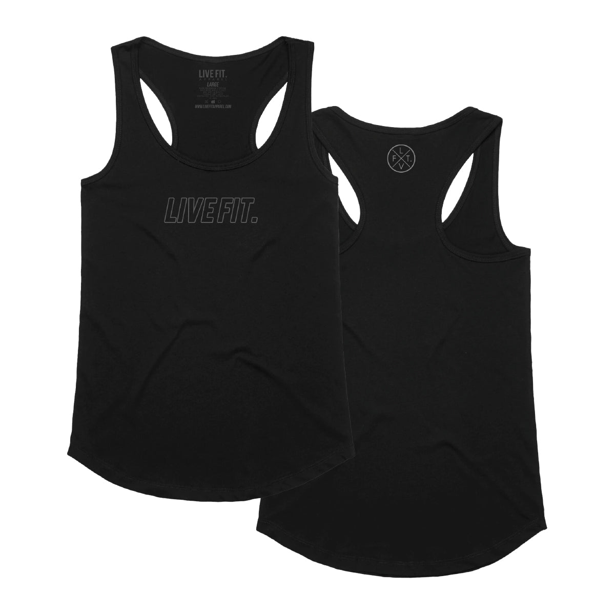 Routine Racerback Tank - Black