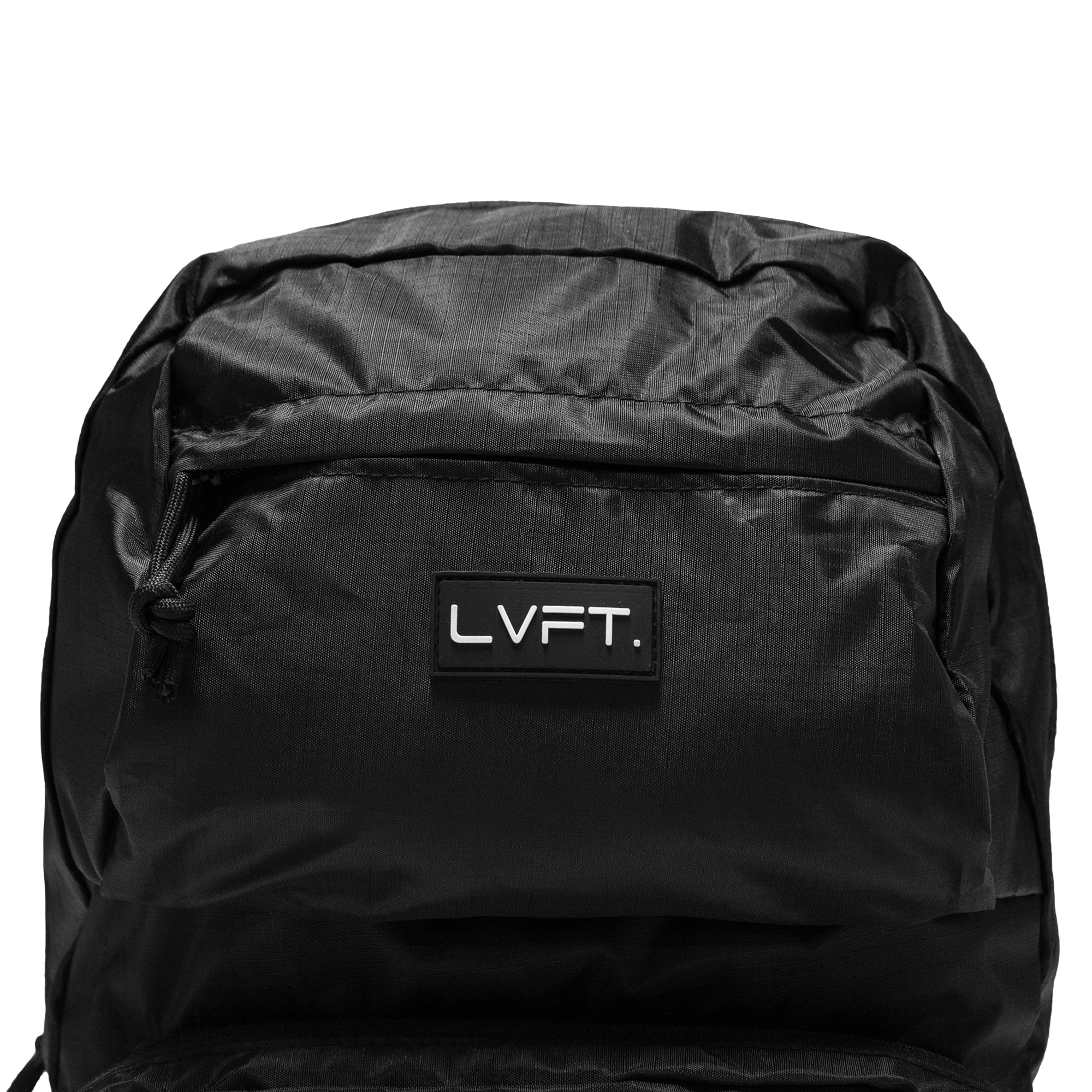 Live Fit Apparel LVFT. Packable Backpack - Black - LVFT 