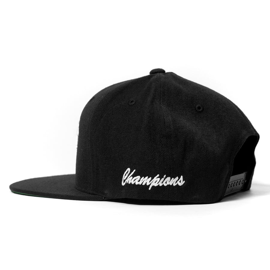 Live Fit Apparel Champions Snapback - Black/White - LVFT 