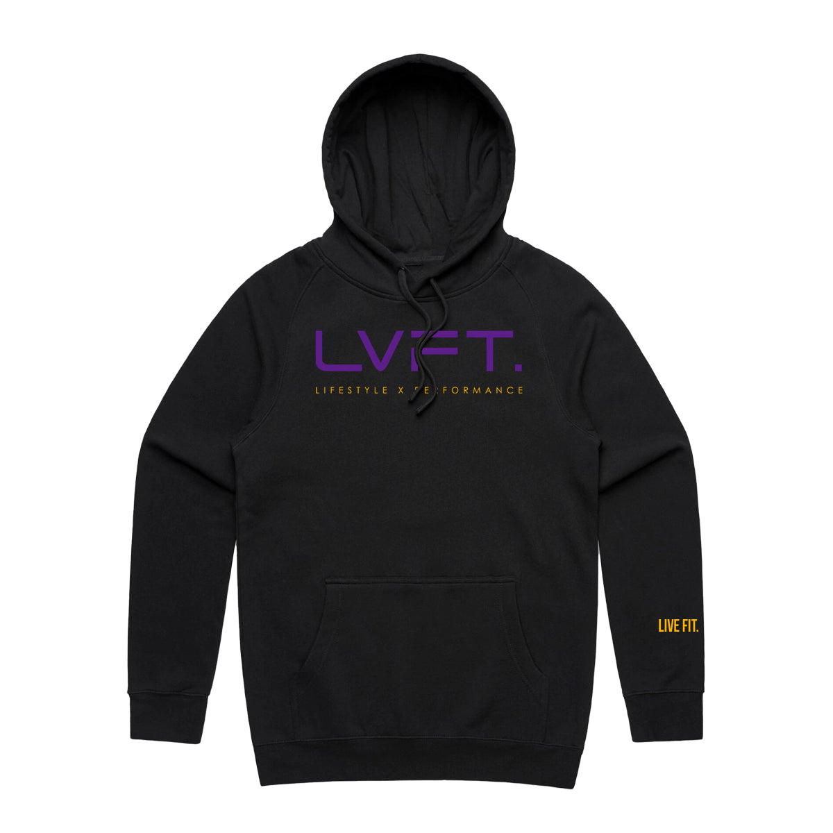 Lifestyle Hoodie - Black / Purple