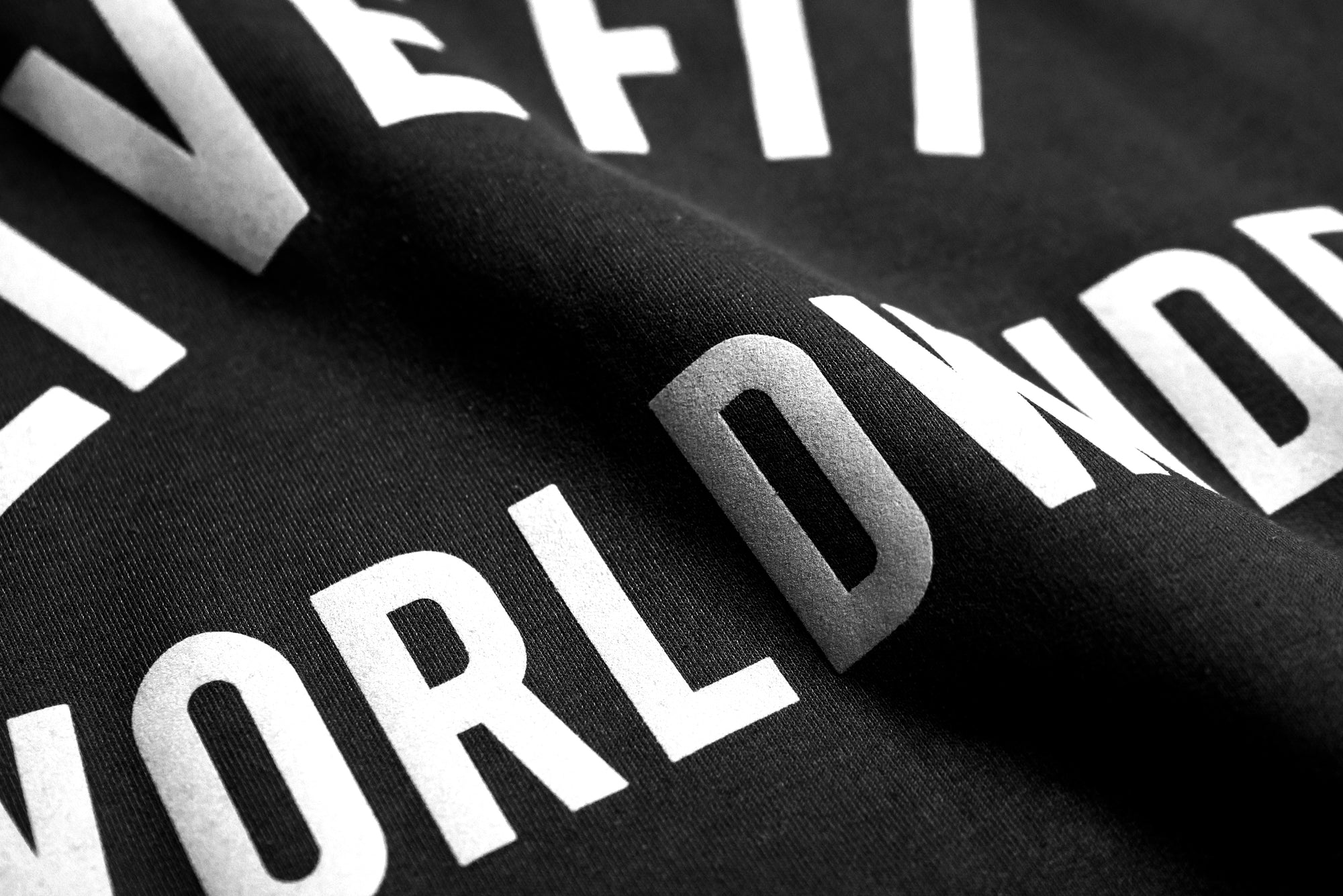 Worldwide Hoodie - Black / White