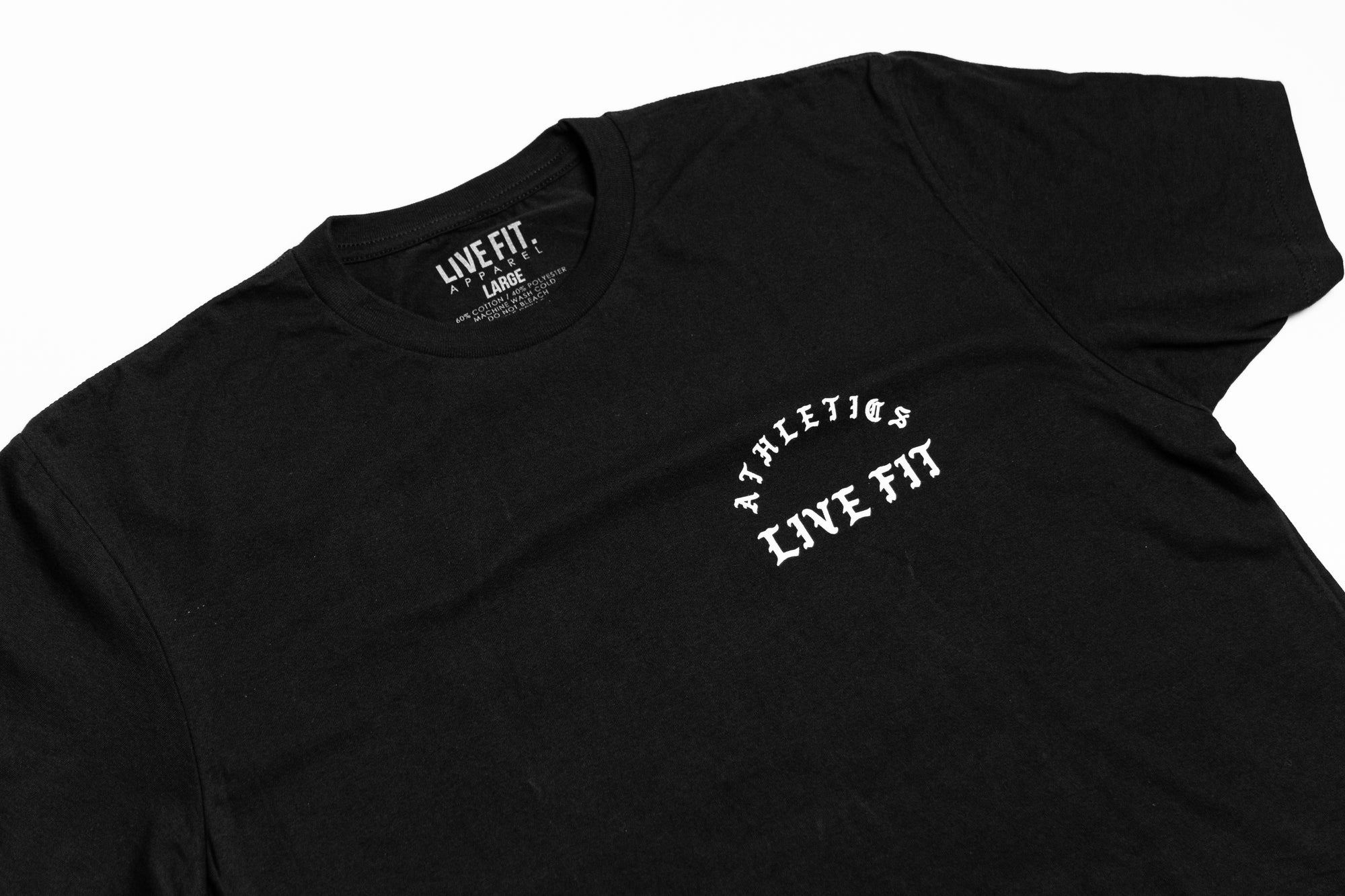 Iron Athletics Tee - Black/White