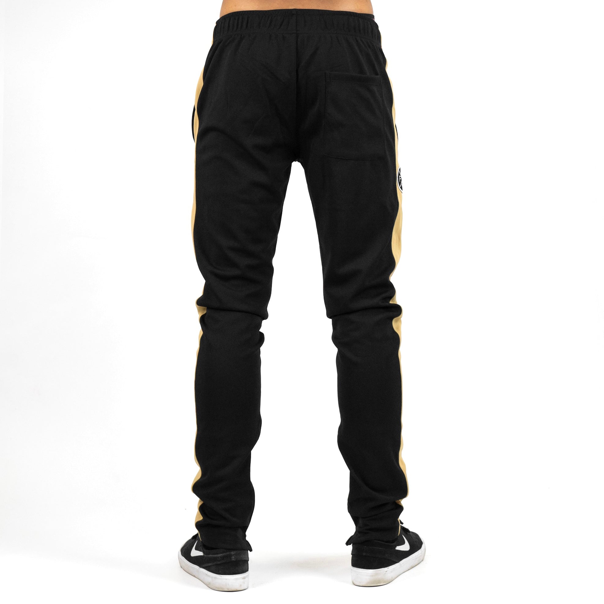 Slim Trackies - Black/Gold