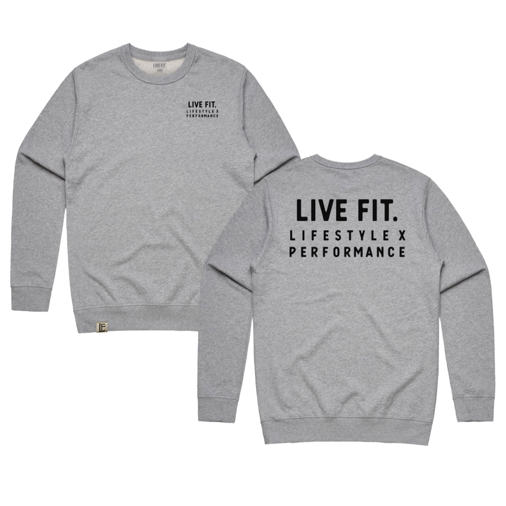 Block Crewneck - Grey