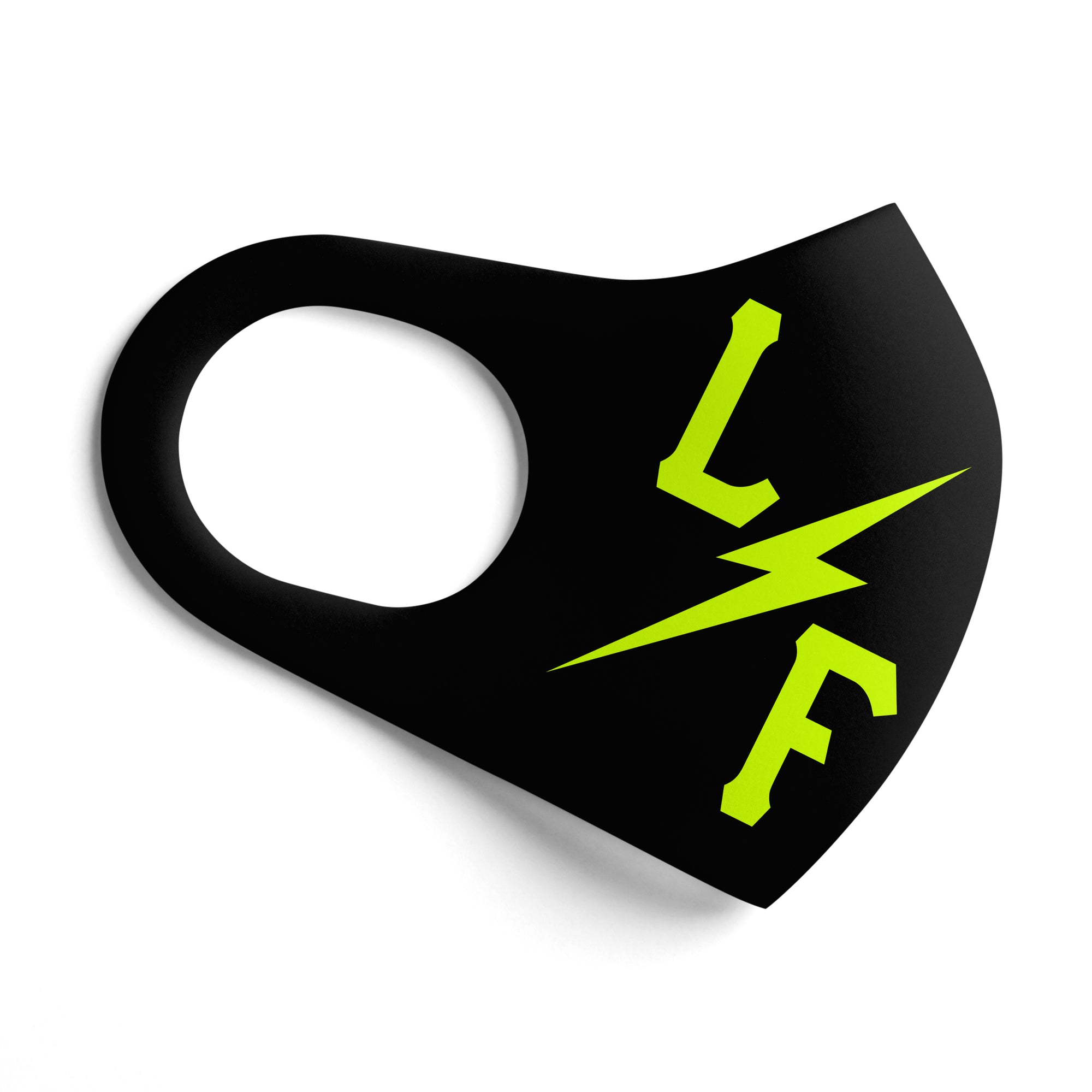 Bolt Face Mask - Black/Neon