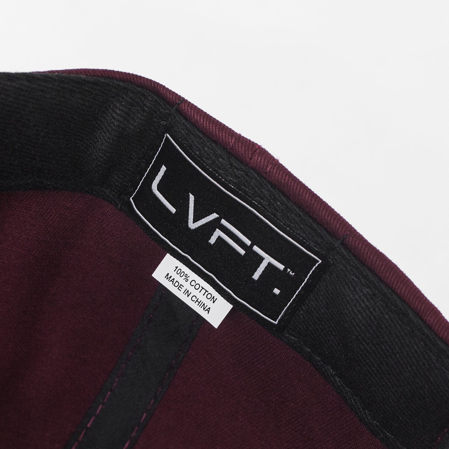 Premium Structured LVFT. Cap - Burgundy