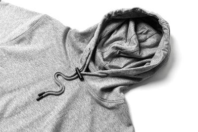 Organic Short Sleeve Trainer Hoodie - Grey