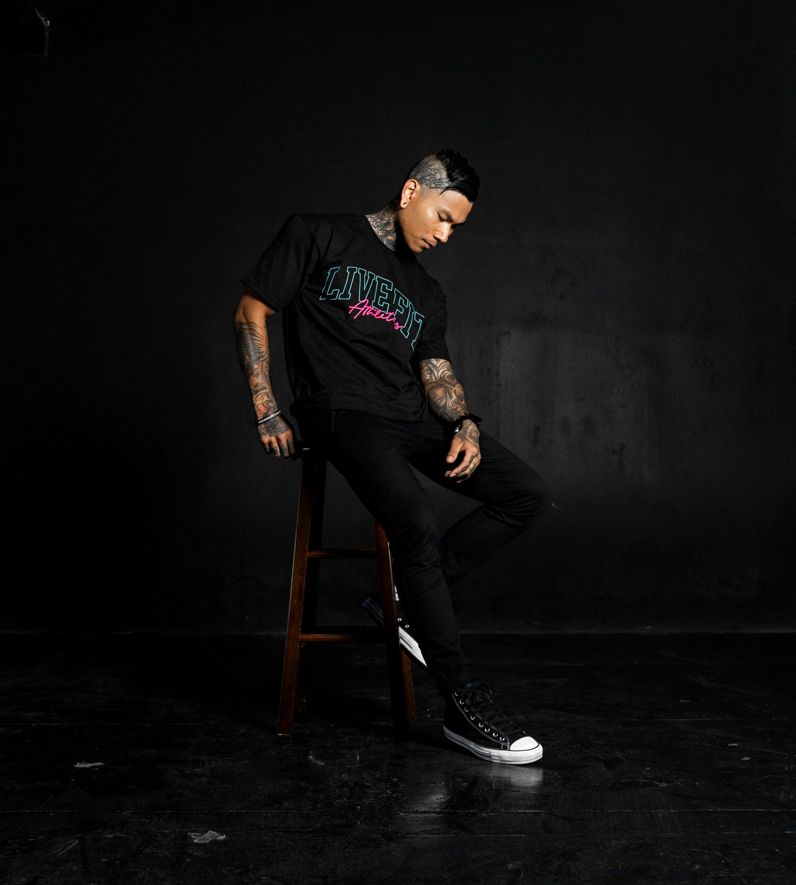 Viper City Tee -  Black/Neons