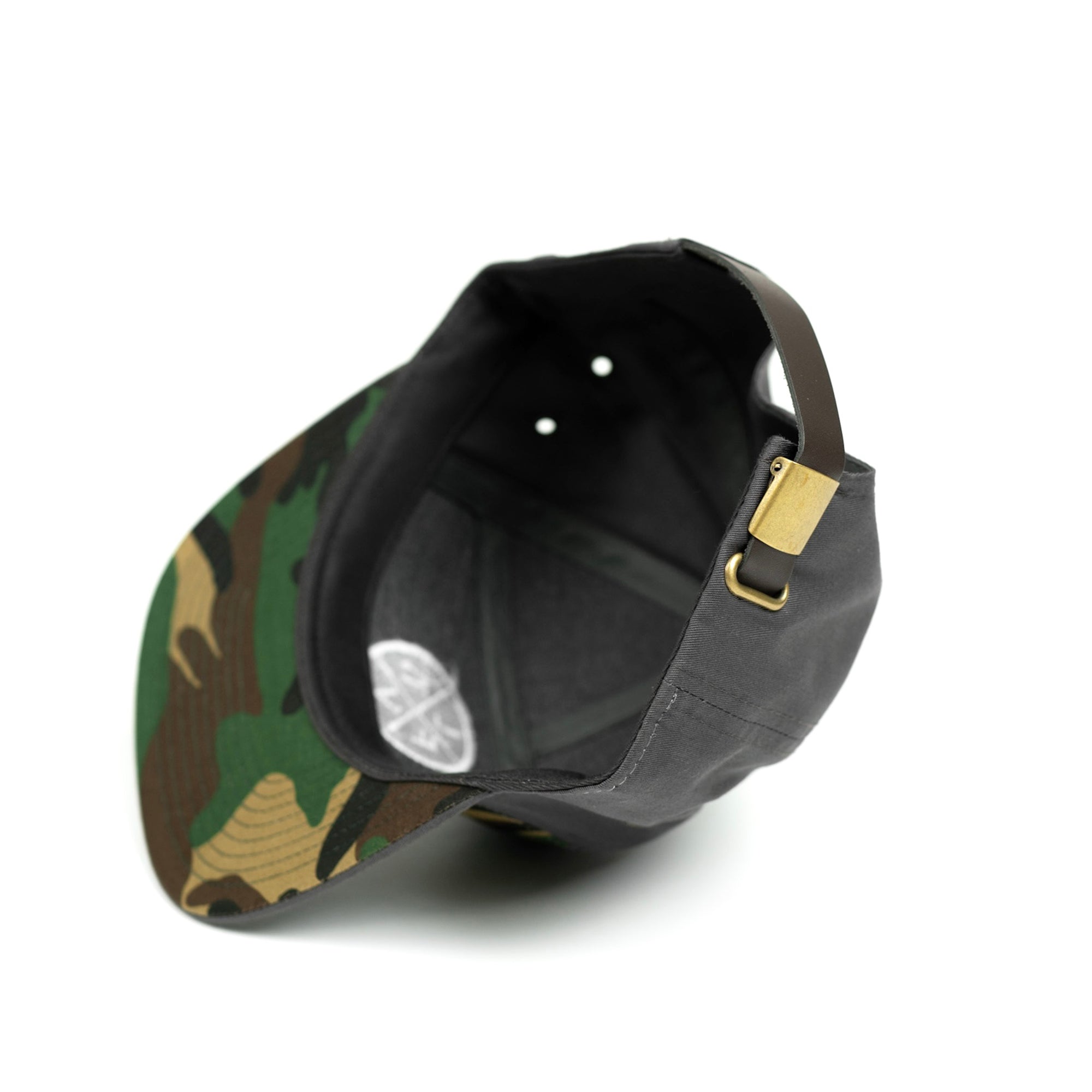 Prestige 7 Panel Cap - Grey / Camo