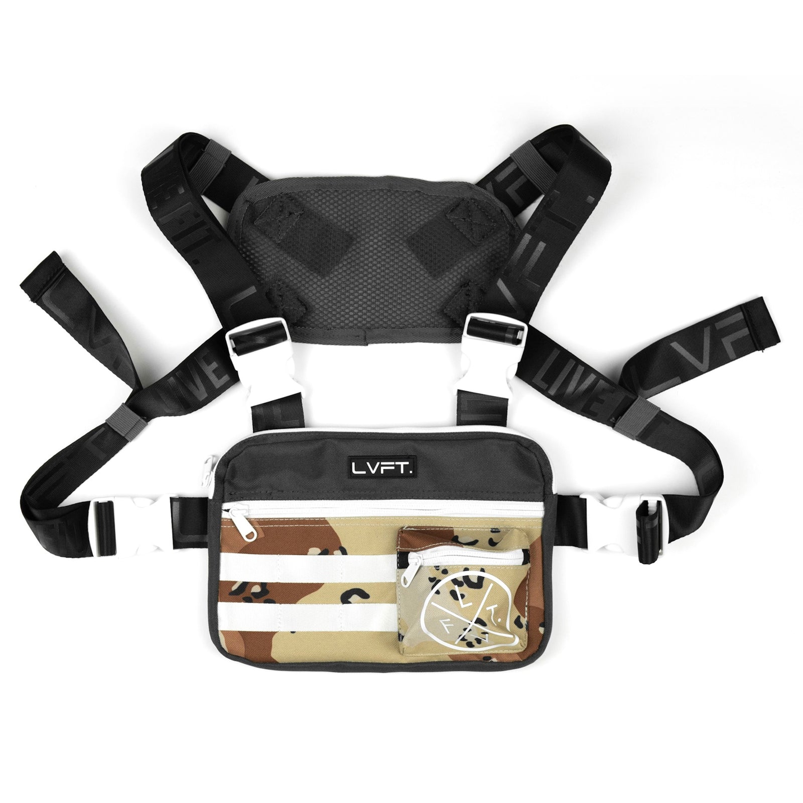 Chest Rig - Charcoal / Desert Camo