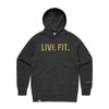 Live Fit Apparel Classic Live Fit Hoodie - Charcoal Heather - LVFT. 