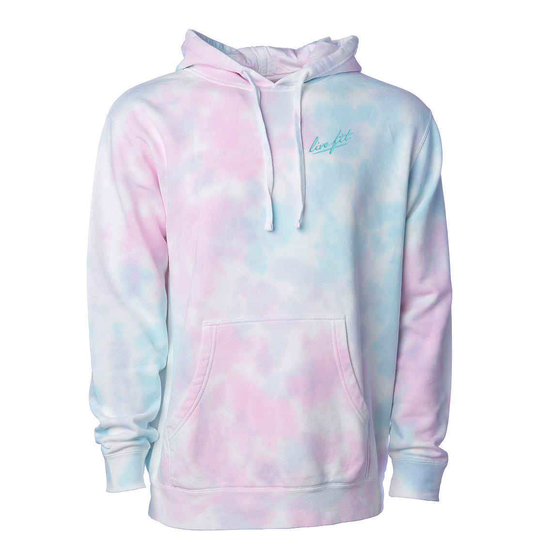 Teal pink outlet hoodie