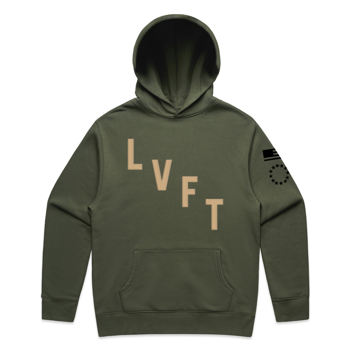 Crew Pullover Hoodie - Olive