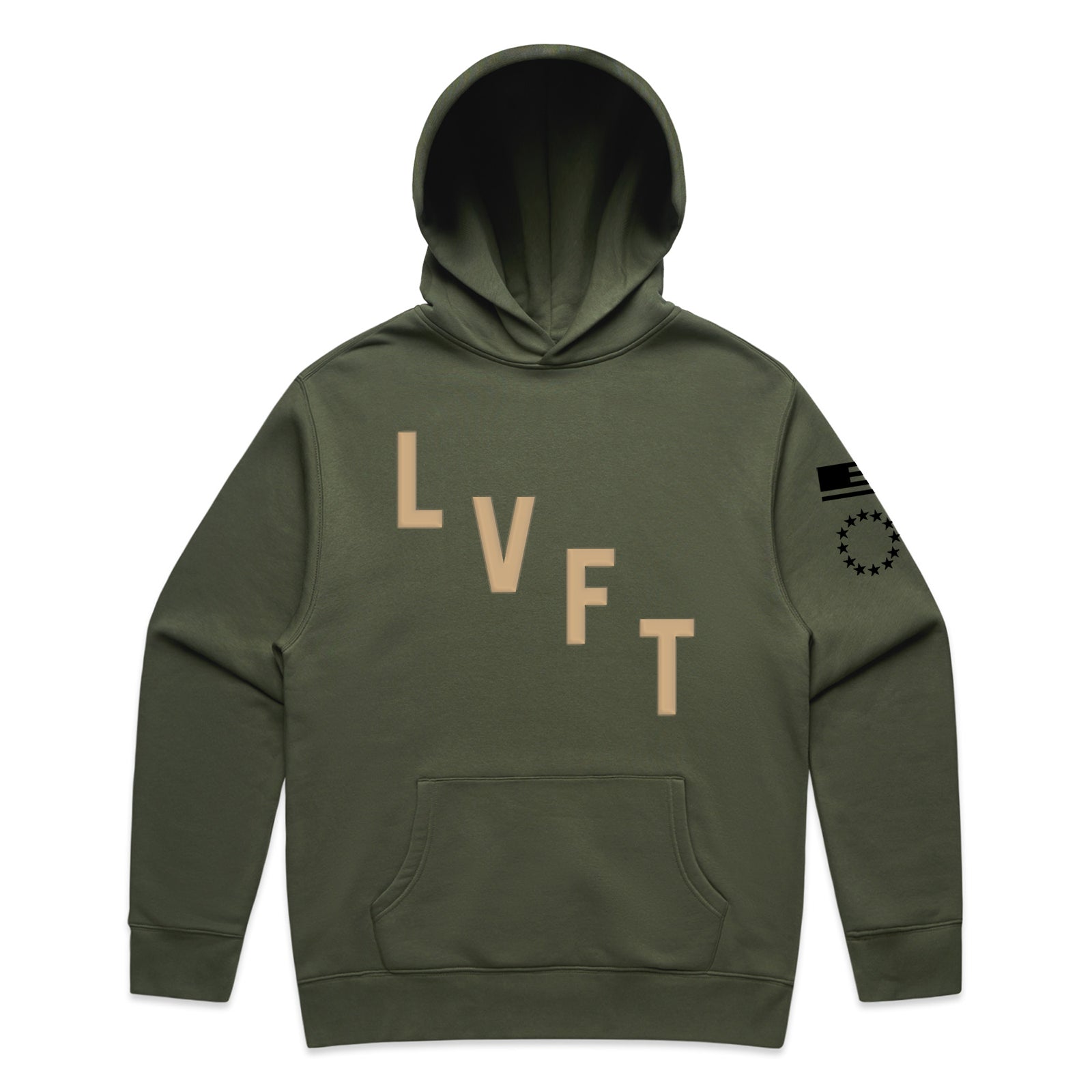 Crew Pullover Hoodie - Olive