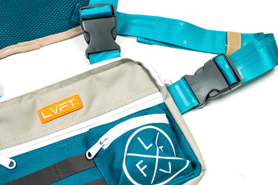 Chest Rig - Grey / Teal / Tan