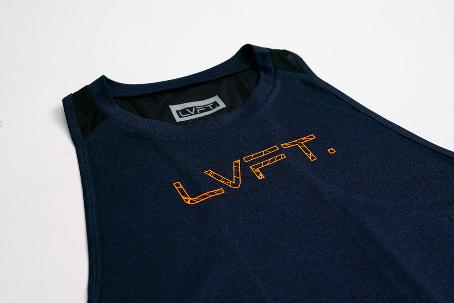 Ladies Vector Tank - Navy