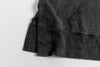 Oversized Vintage Short Sleeve Hoodie - Vintage Black