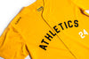 Athletics Baseball Jersey - Gold