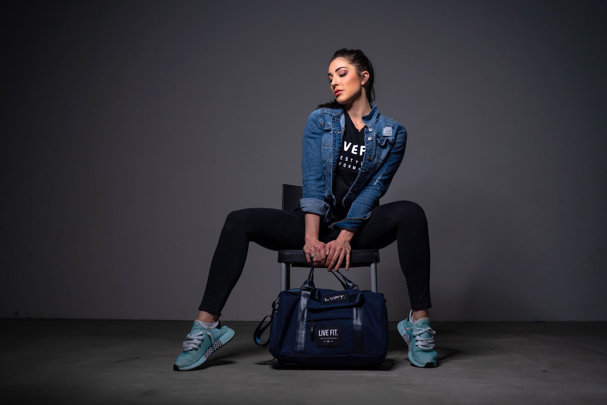 Mini Vector Duffel Bag - Navy