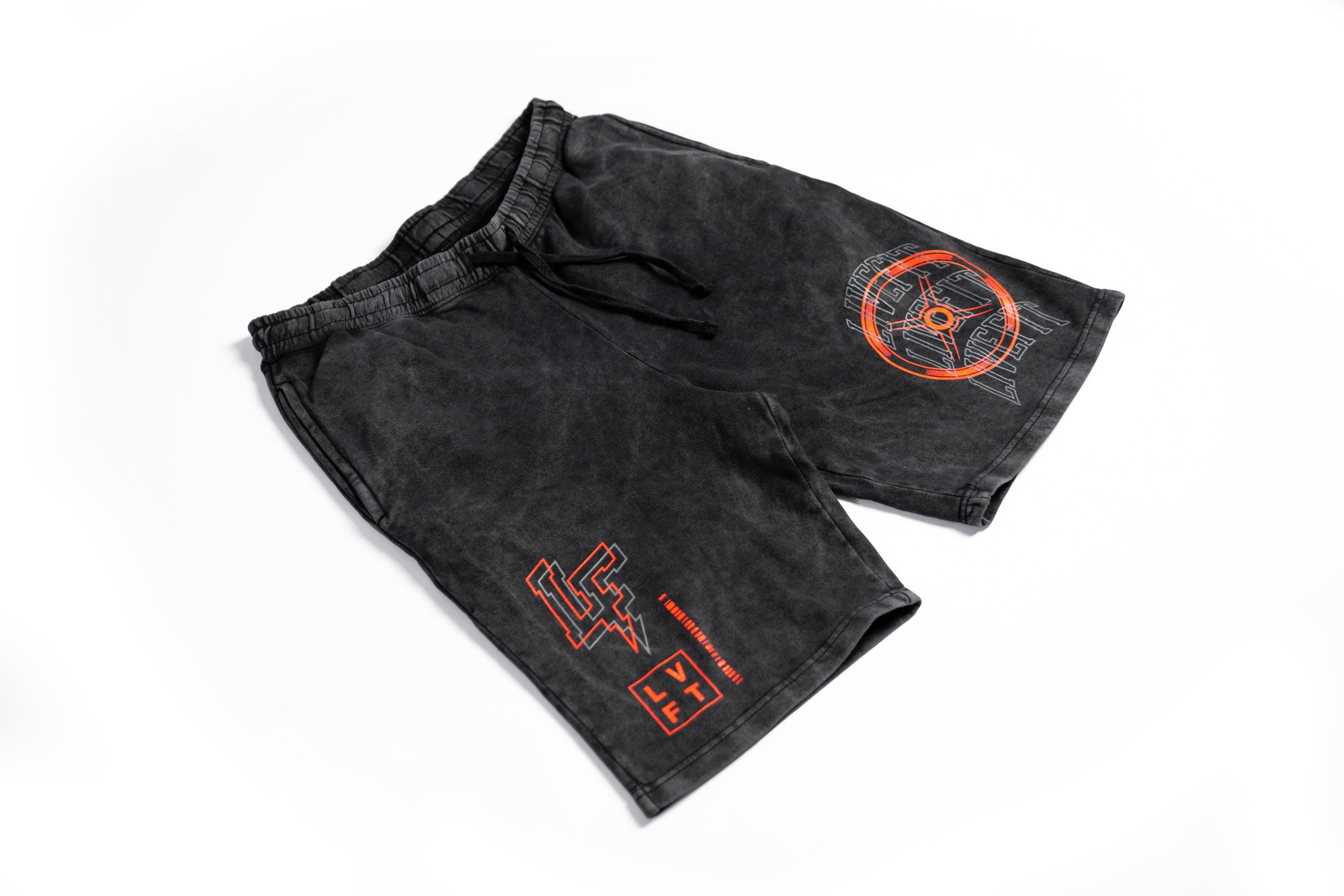 Trust The Iron Sweat Shorts - Vintage Black