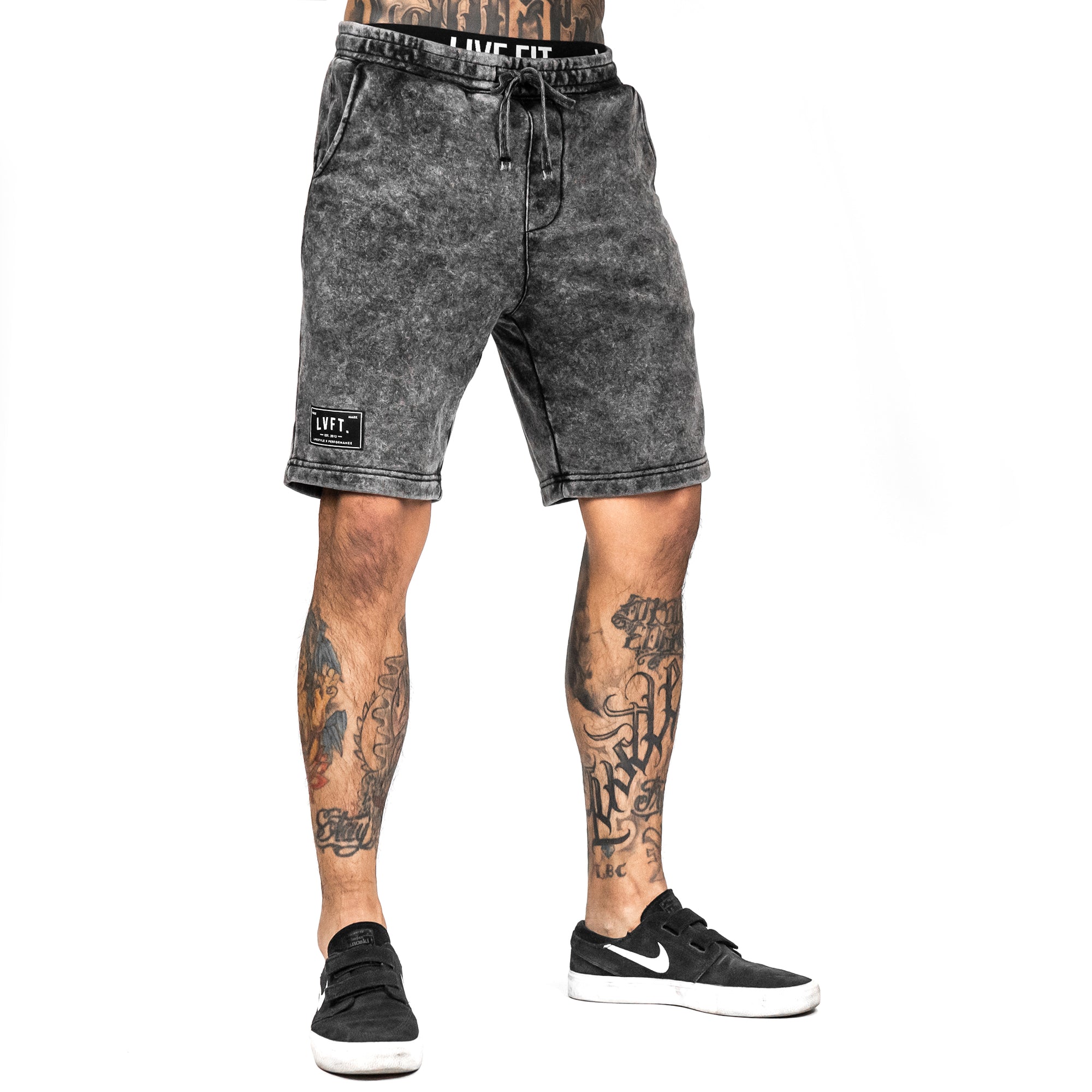 Raw Shorts - Mineral Wash Black