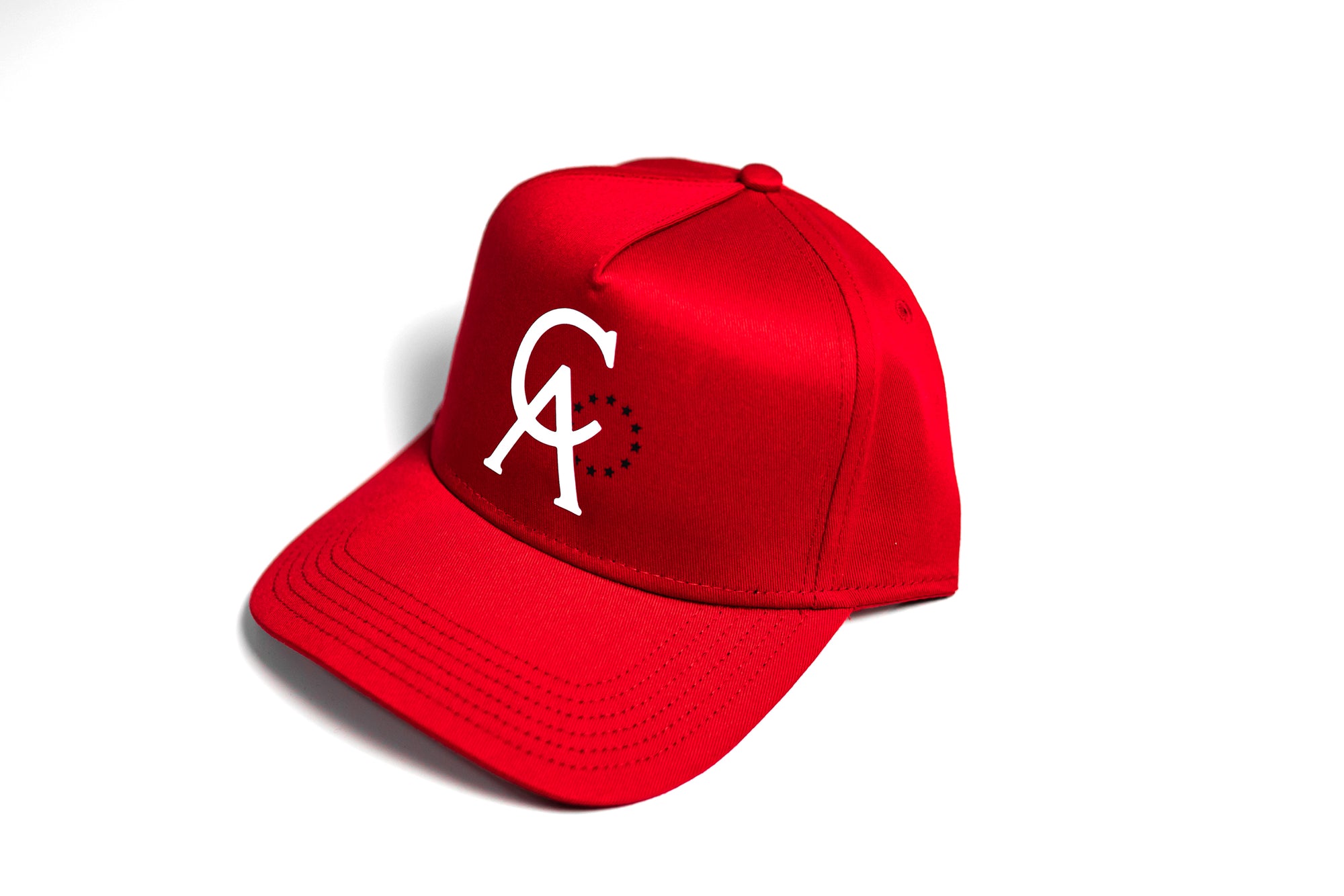 CA 5 Panel Cap - Red