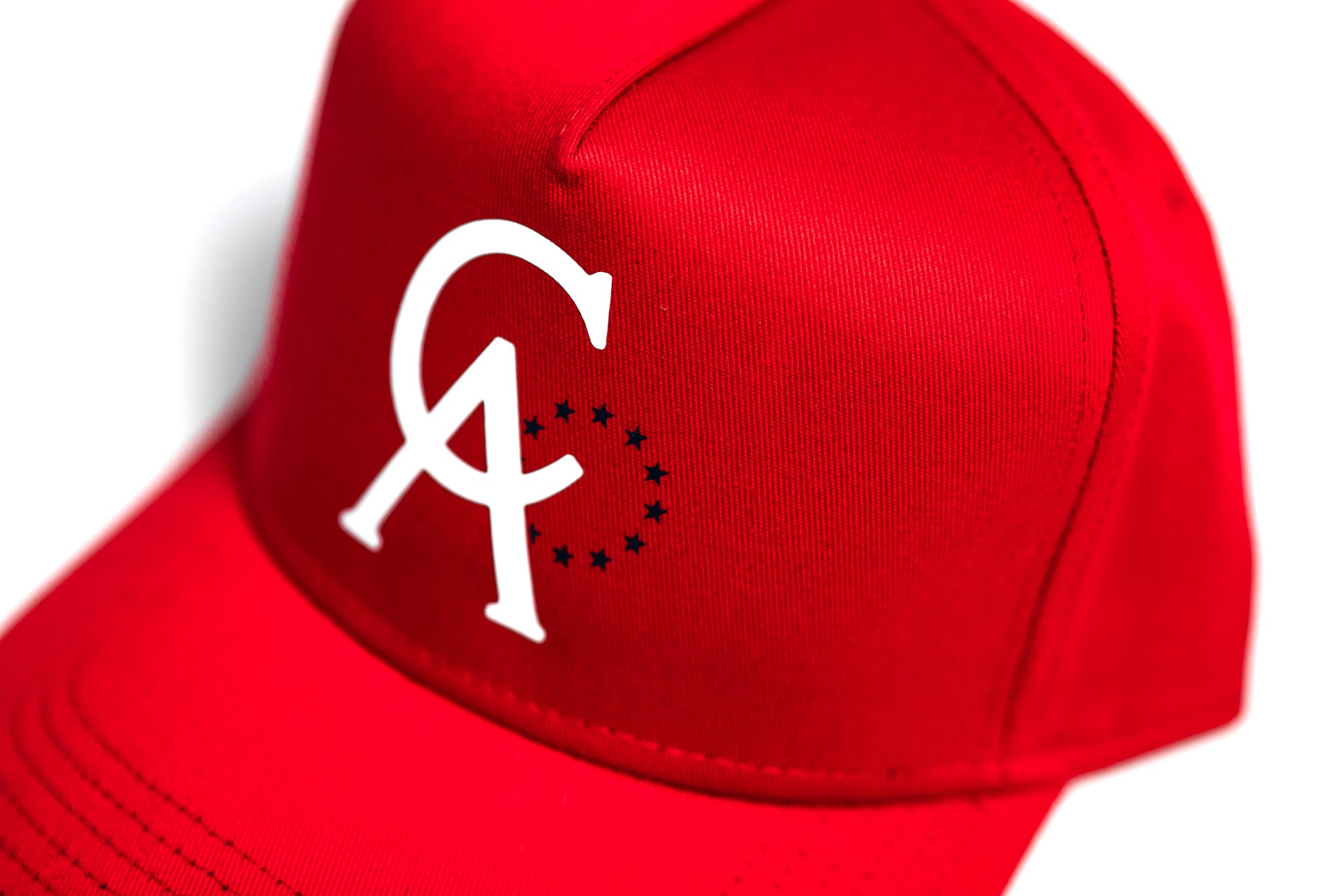 CA 5 Panel Cap - Red