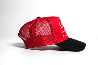Vision Trucker Cap - Red / Black