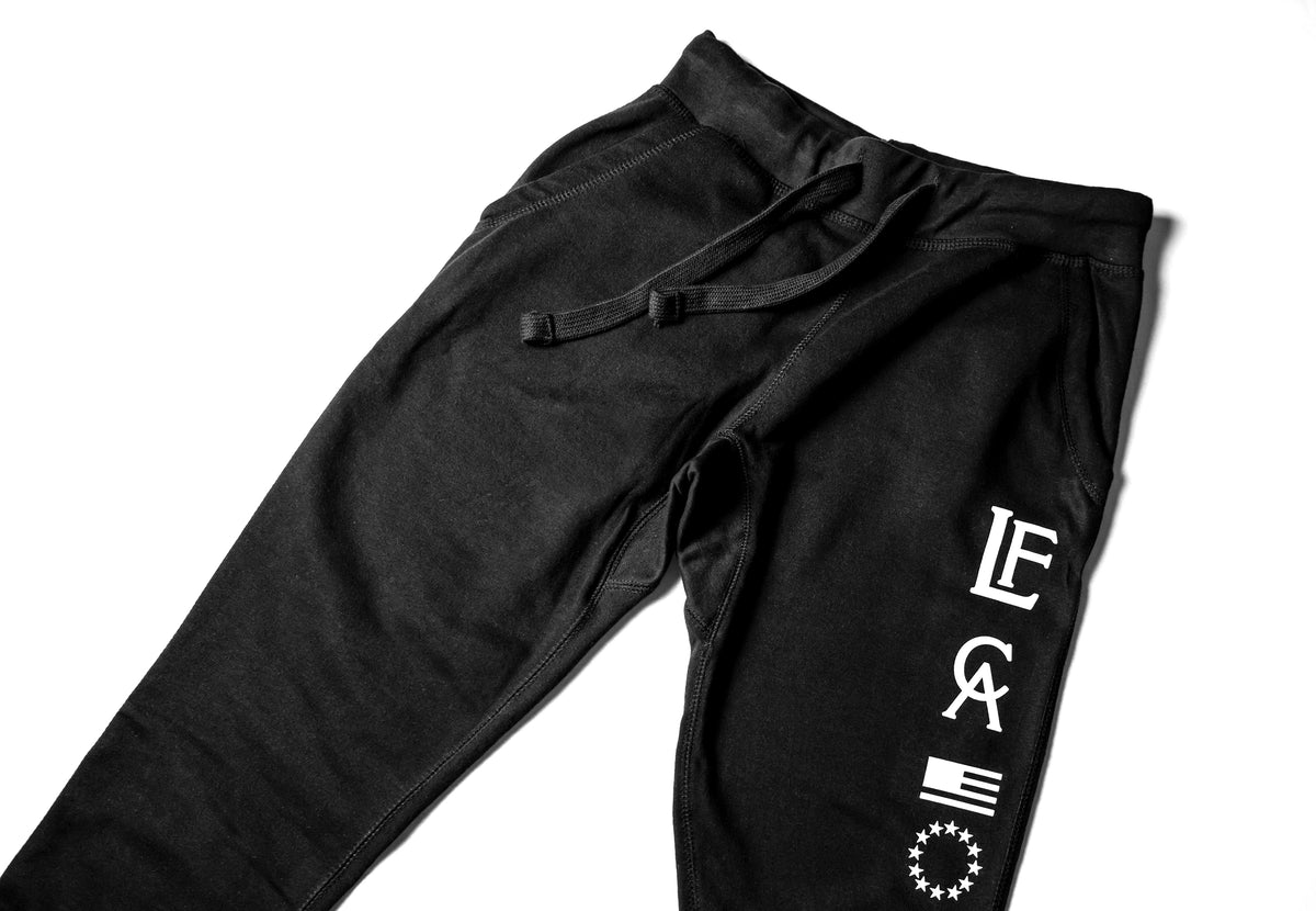 CA Fleece Joggers - Black