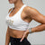 Live Fit Apparel Gold Edition Sports Bra - White - LVFT 