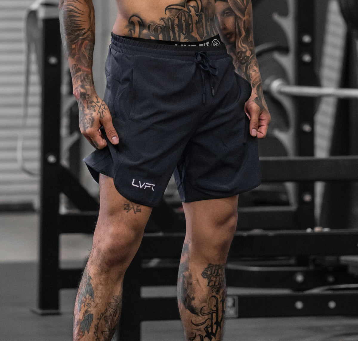 Hybrid Active Shorts - Navy