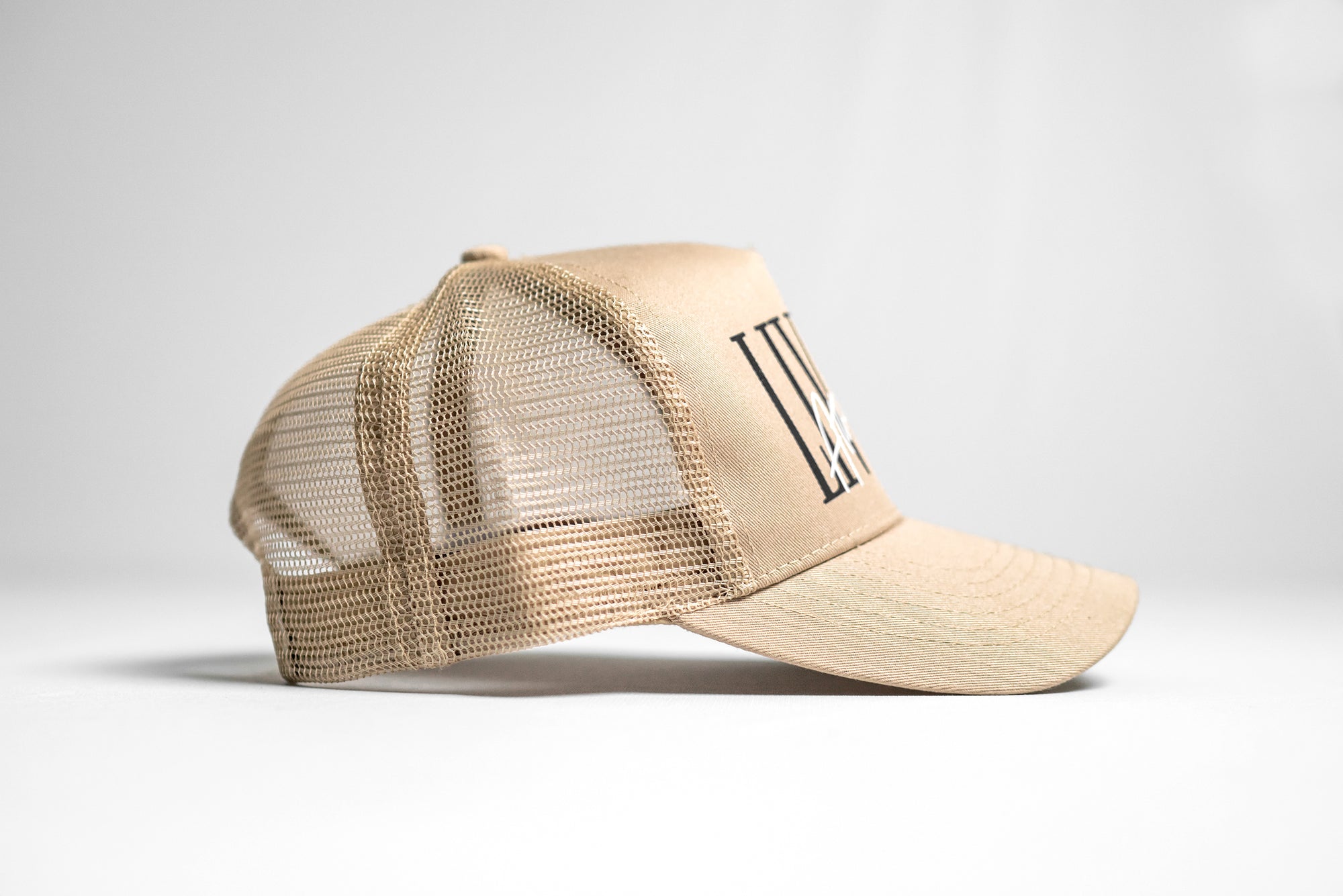 5 Panel Trucker Hat - Khaki