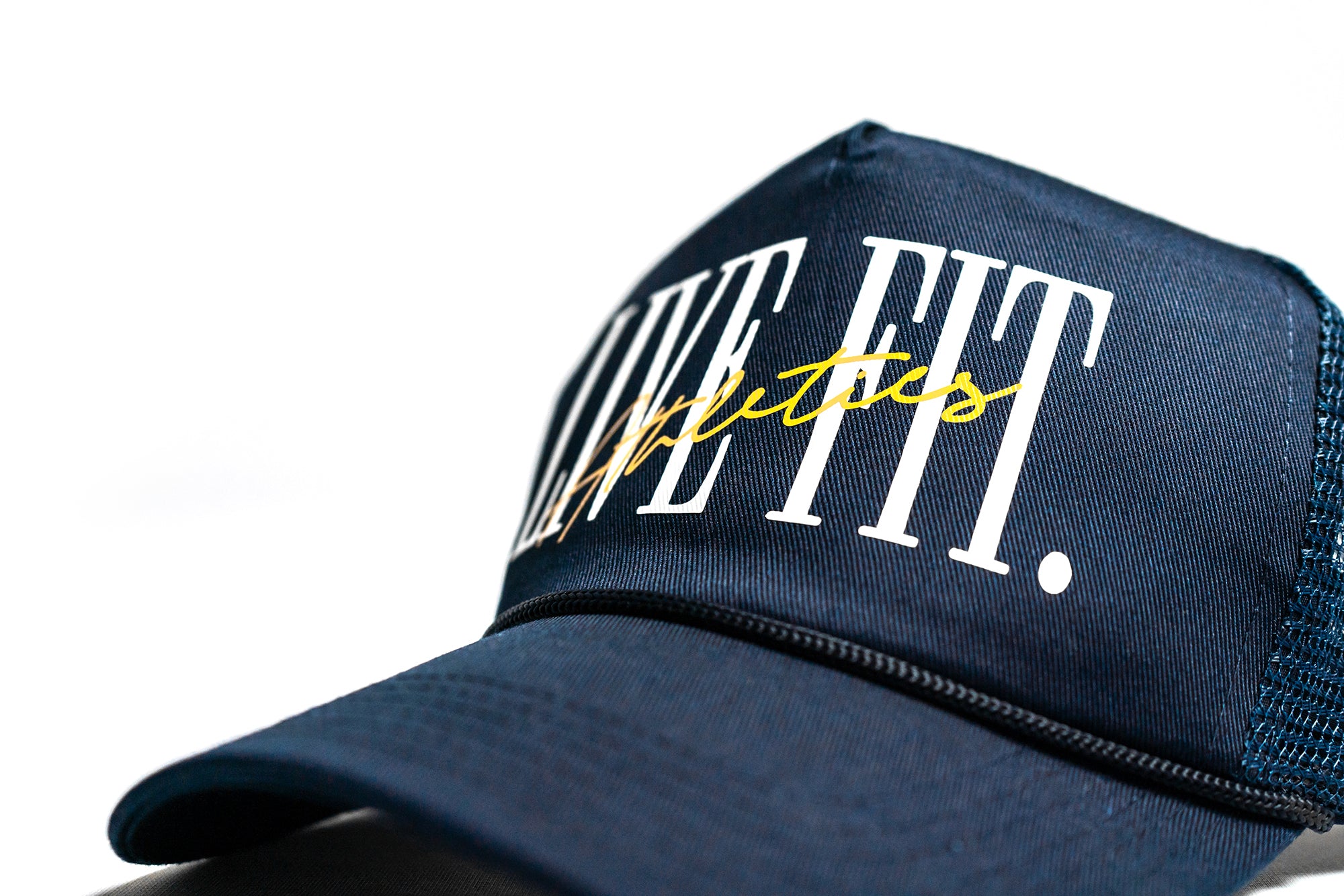 5 Panel Trucker Hat - Navy