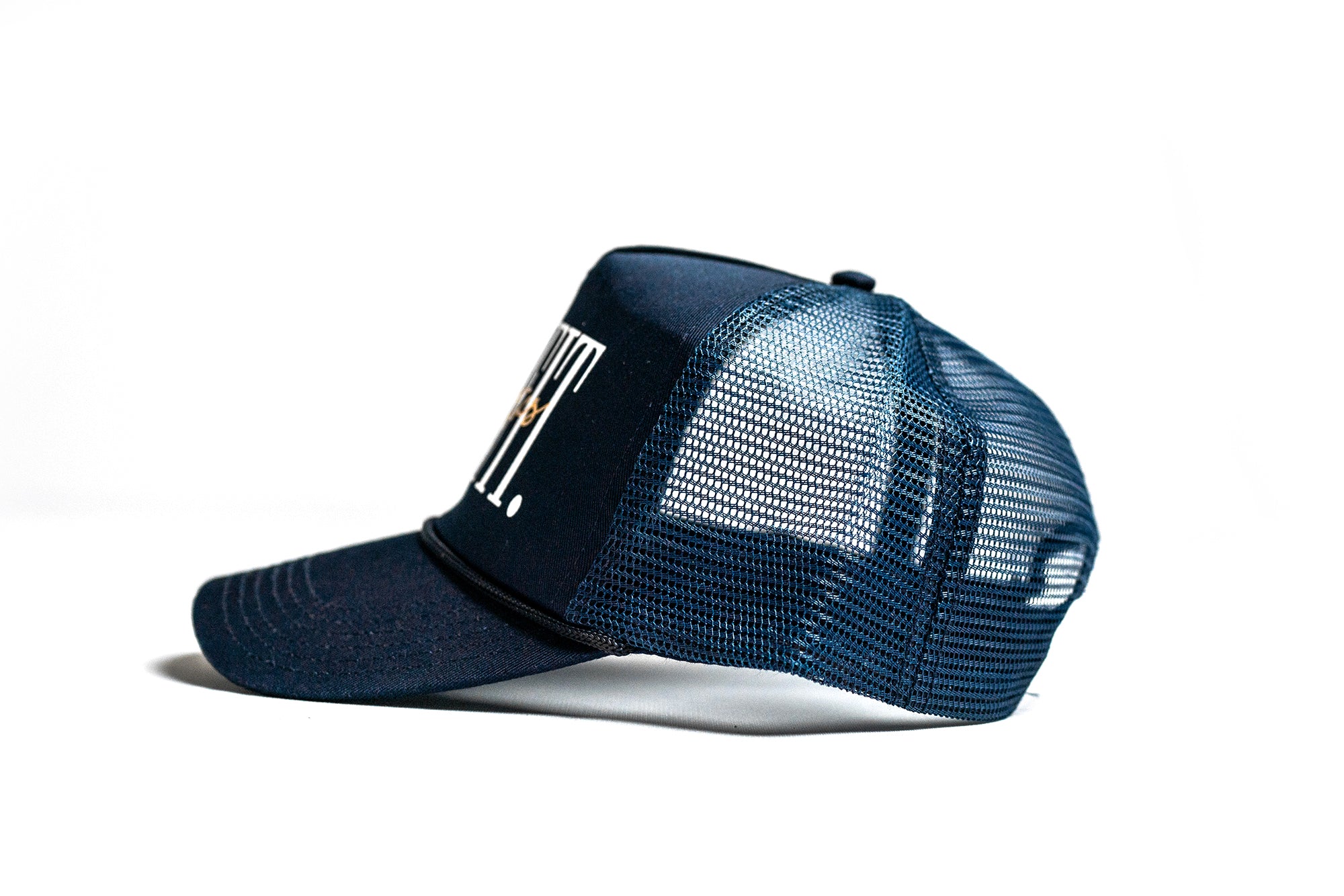 5 Panel Trucker Hat - Navy