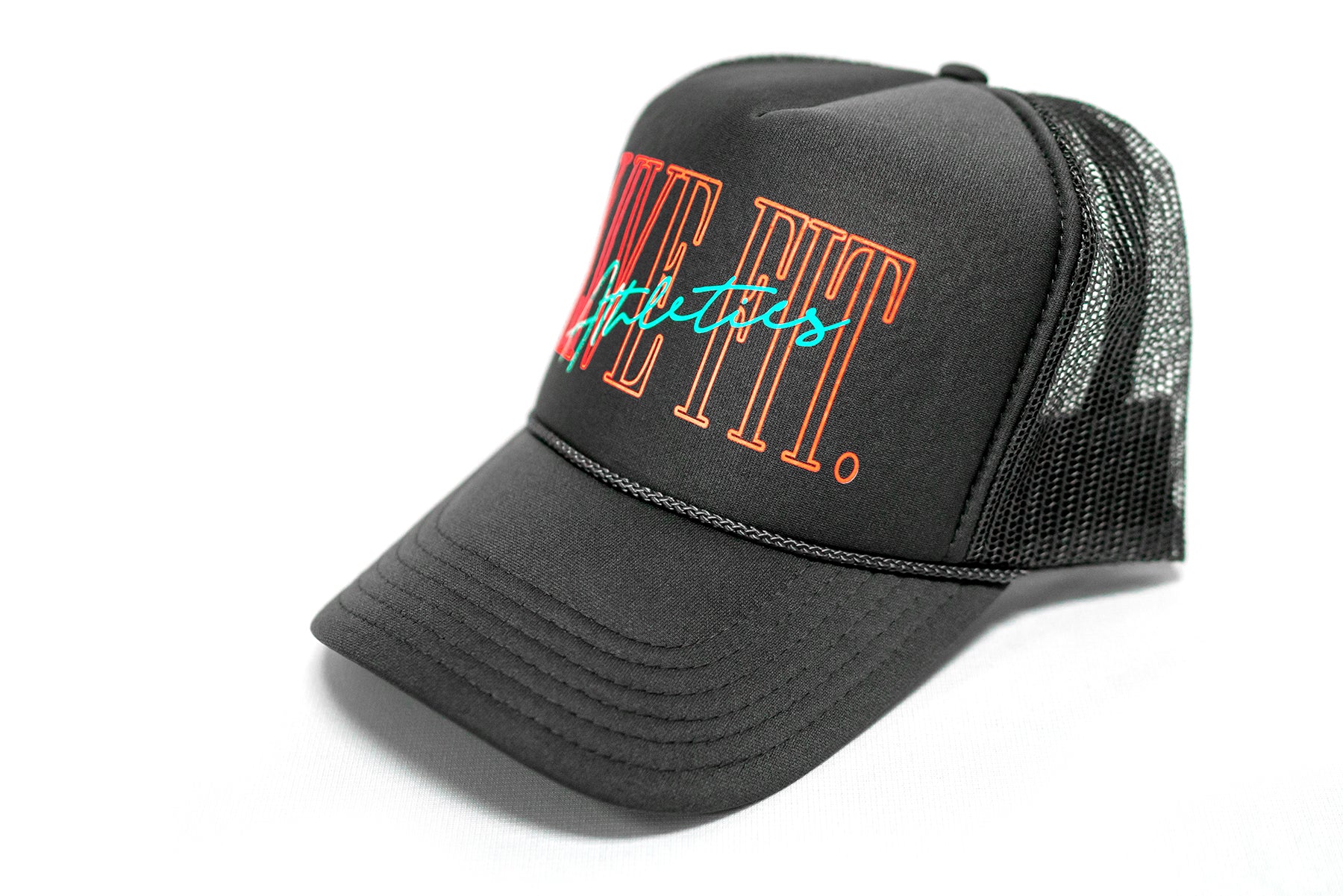 Black Suede Trucker Hat