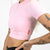 Athleisure Crop Tee- Bubblegum