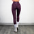 Scrunch Leggings - Maroon