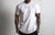 Slate Scallop Tee - White