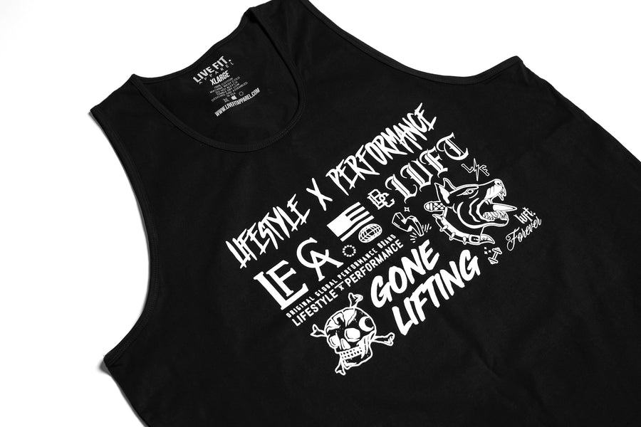 Doodles Tank - Black