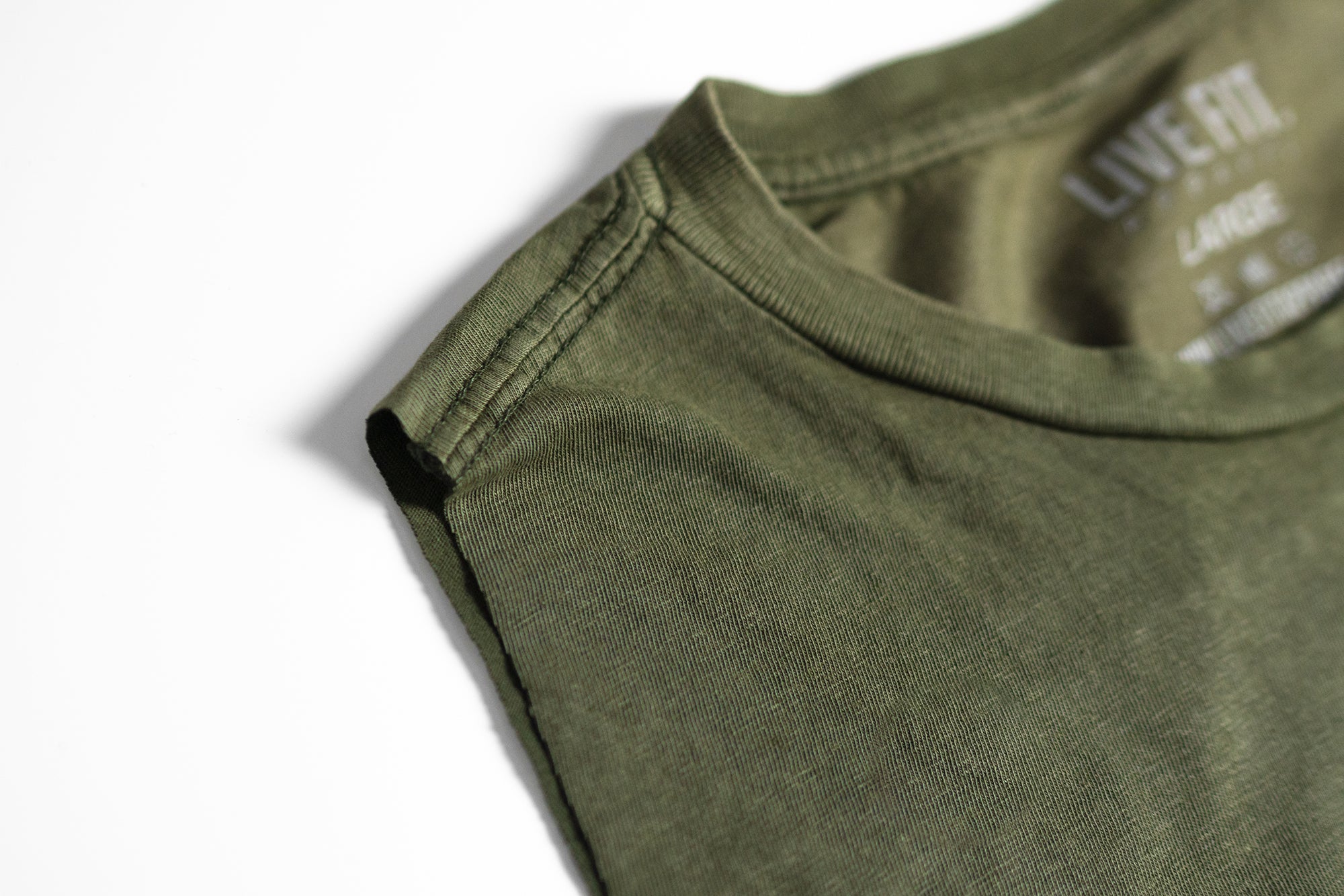 Raw Vintage Cut Off Tees V2 - Olive