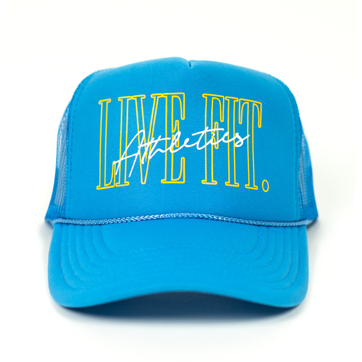 5 Panel Foam Trucker - Capri/Yellow