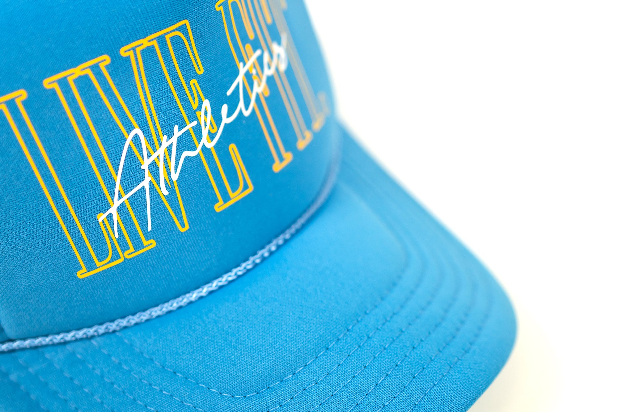 5 Panel Foam Trucker - Capri/Yellow