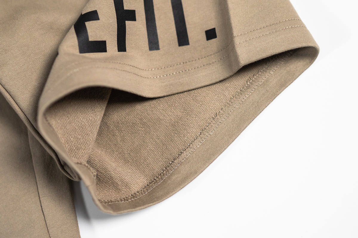 Classic Live Fit. Sweat Shorts - Sand