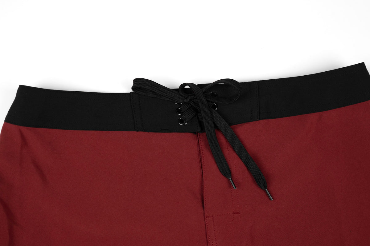 Signature Pro Boardshorts - Black / Maroon